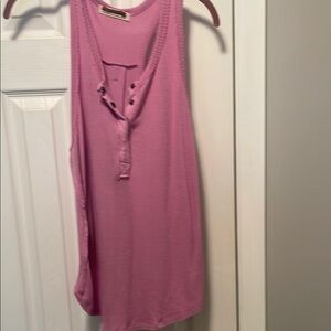Pink Sleeveless Top From Free People Size M but Oversized